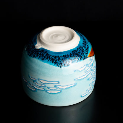 抹茶碗　富嶽三十六景　凱風快晴　 KOTOPOTTER