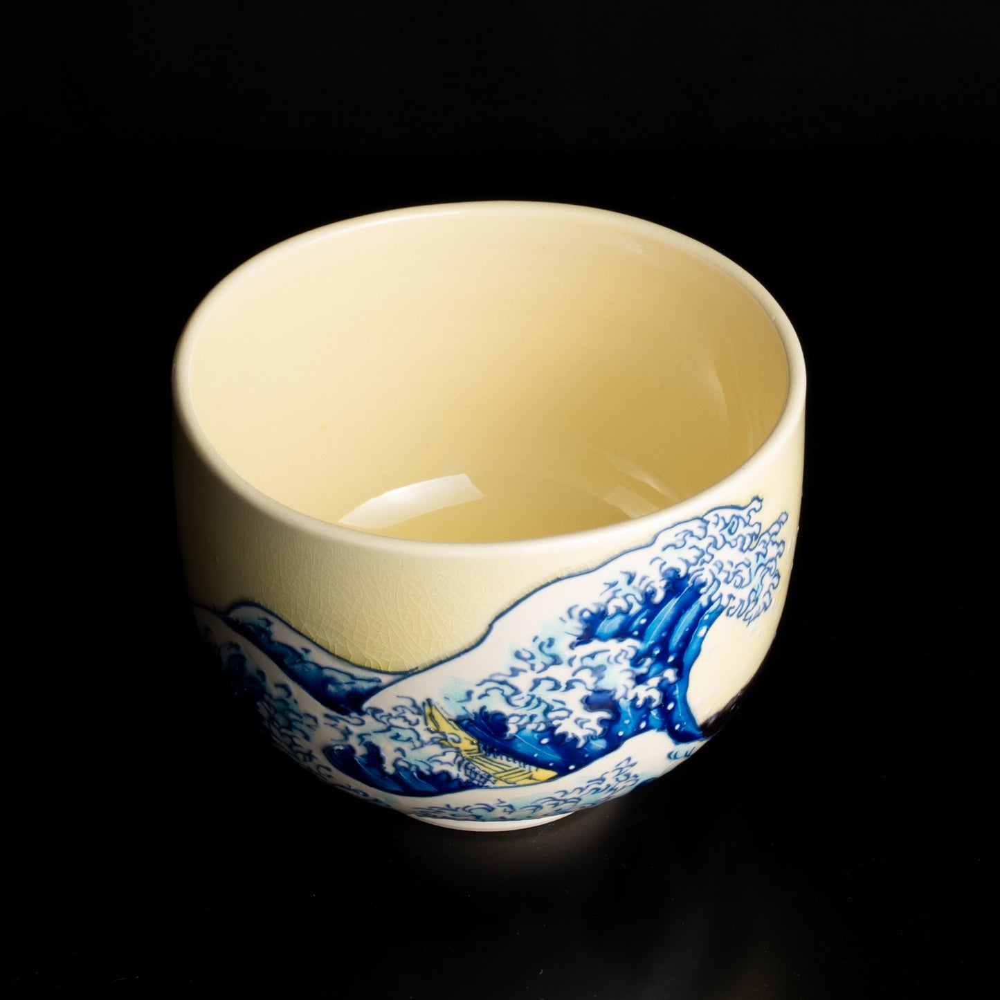 抹茶碗　富嶽三十六景　神奈川沖浪裏 KOTOPOTTER