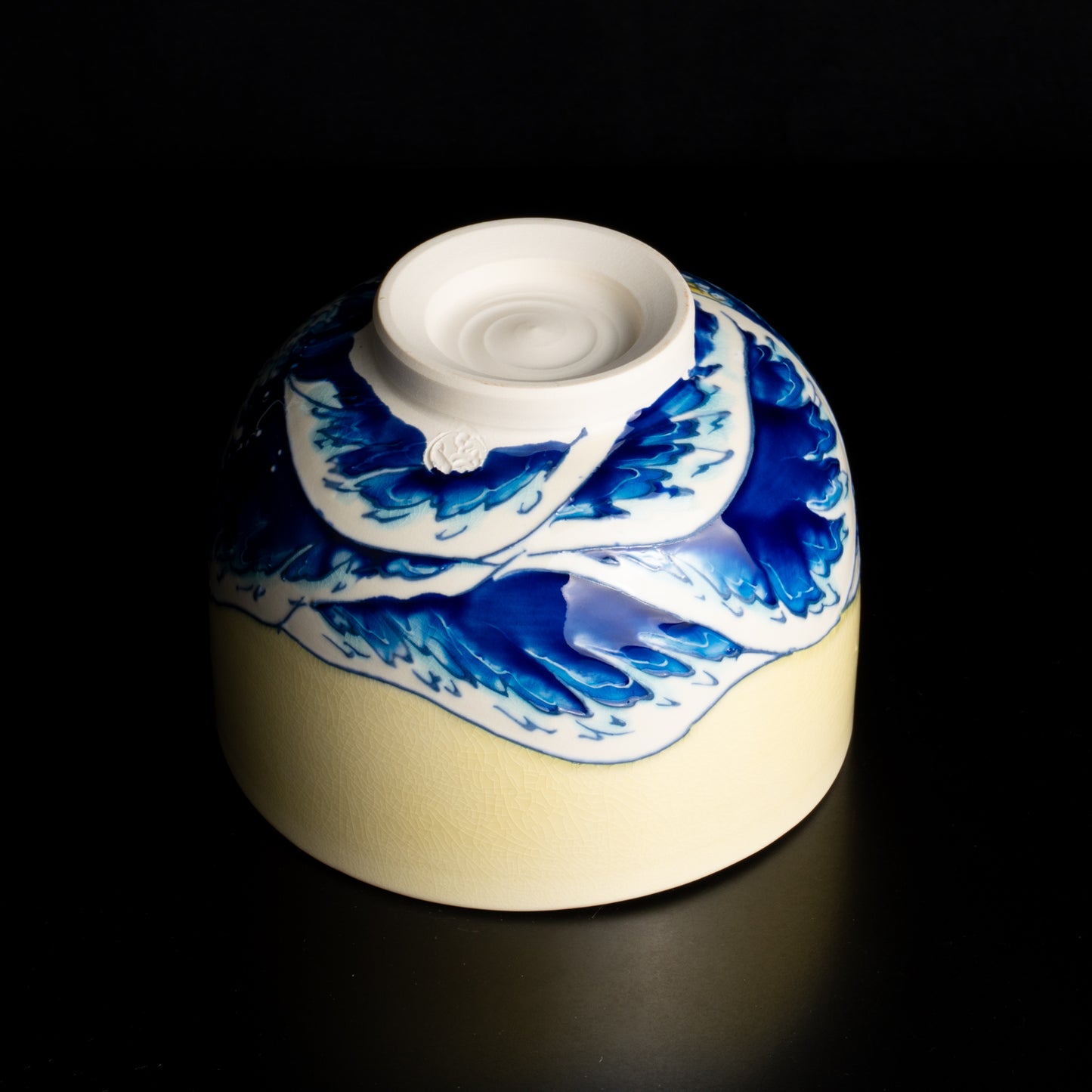 抹茶碗　富嶽三十六景　神奈川沖浪裏 KOTOPOTTER