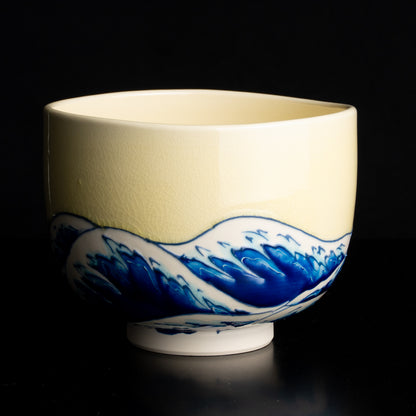 抹茶碗　富嶽三十六景　神奈川沖浪裏 KOTOPOTTER