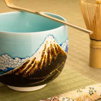 抹茶碗　富嶽三十六景　山下白雨 KOTOPOTTER