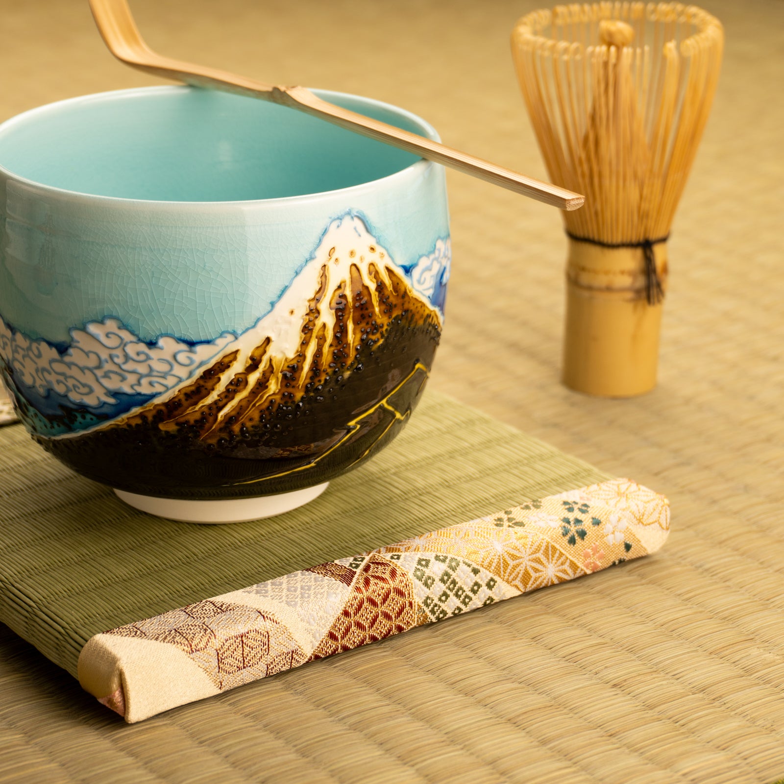 抹茶碗　富嶽三十六景　山下白雨 KOTOPOTTER