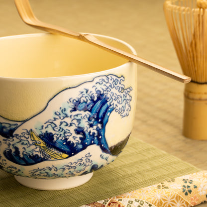 抹茶碗　富嶽三十六景　神奈川沖浪裏 KOTOPOTTER