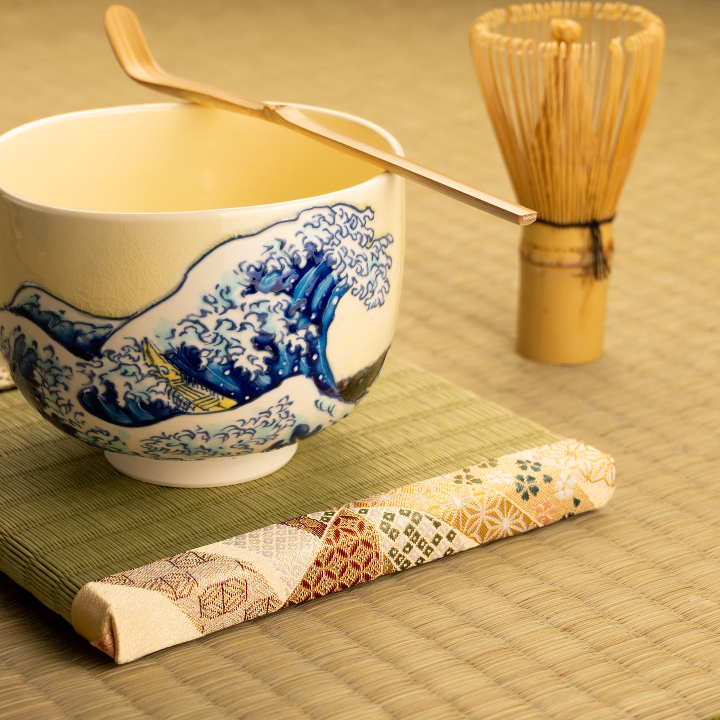 抹茶碗　富嶽三十六景　神奈川沖浪裏 KOTOPOTTER