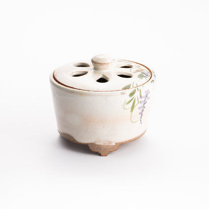 【清水焼】香炉　藤　俊山窯 KOTOPOTTER