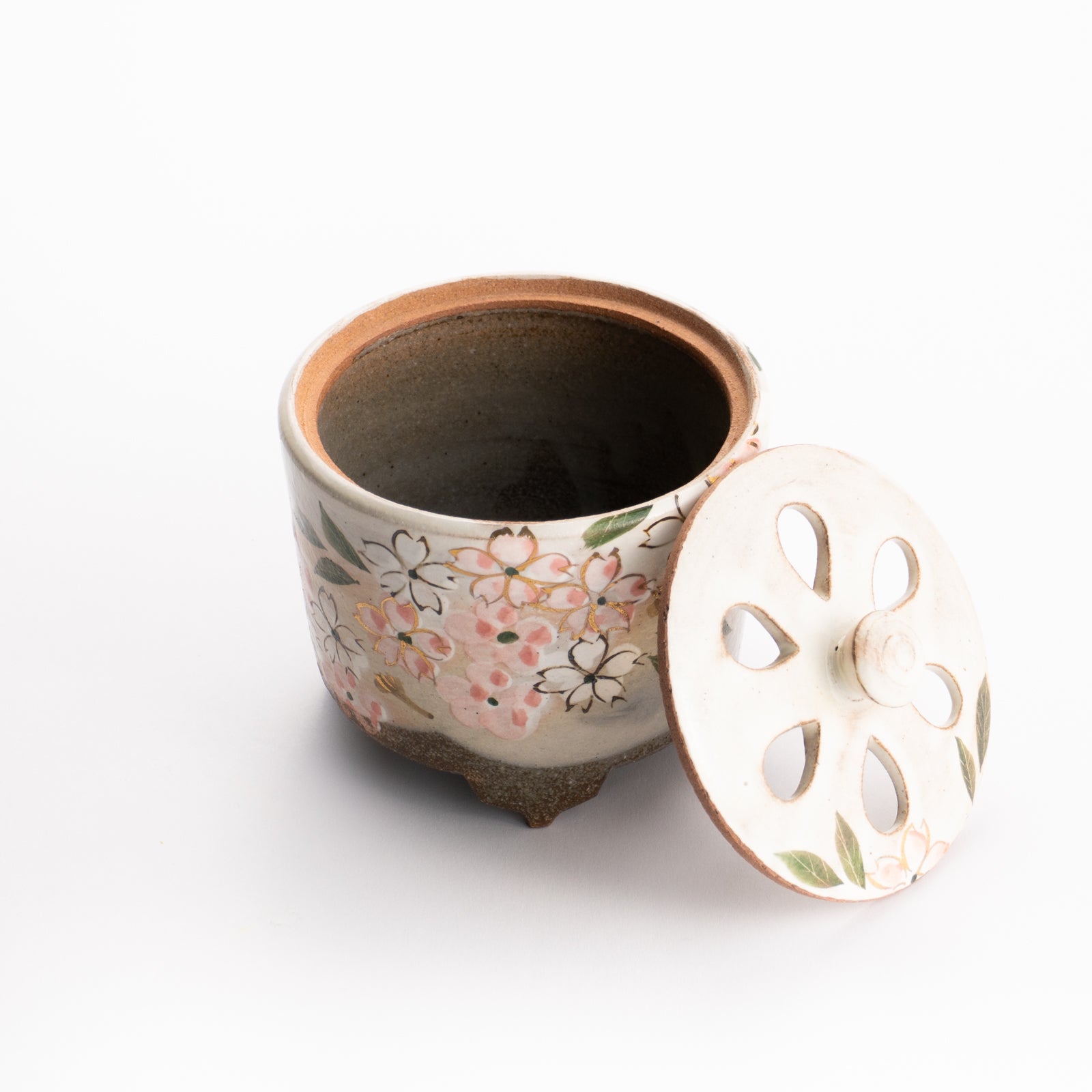 京都清水烧香炉樱花｜俊山窑｜KOTOPOTTER