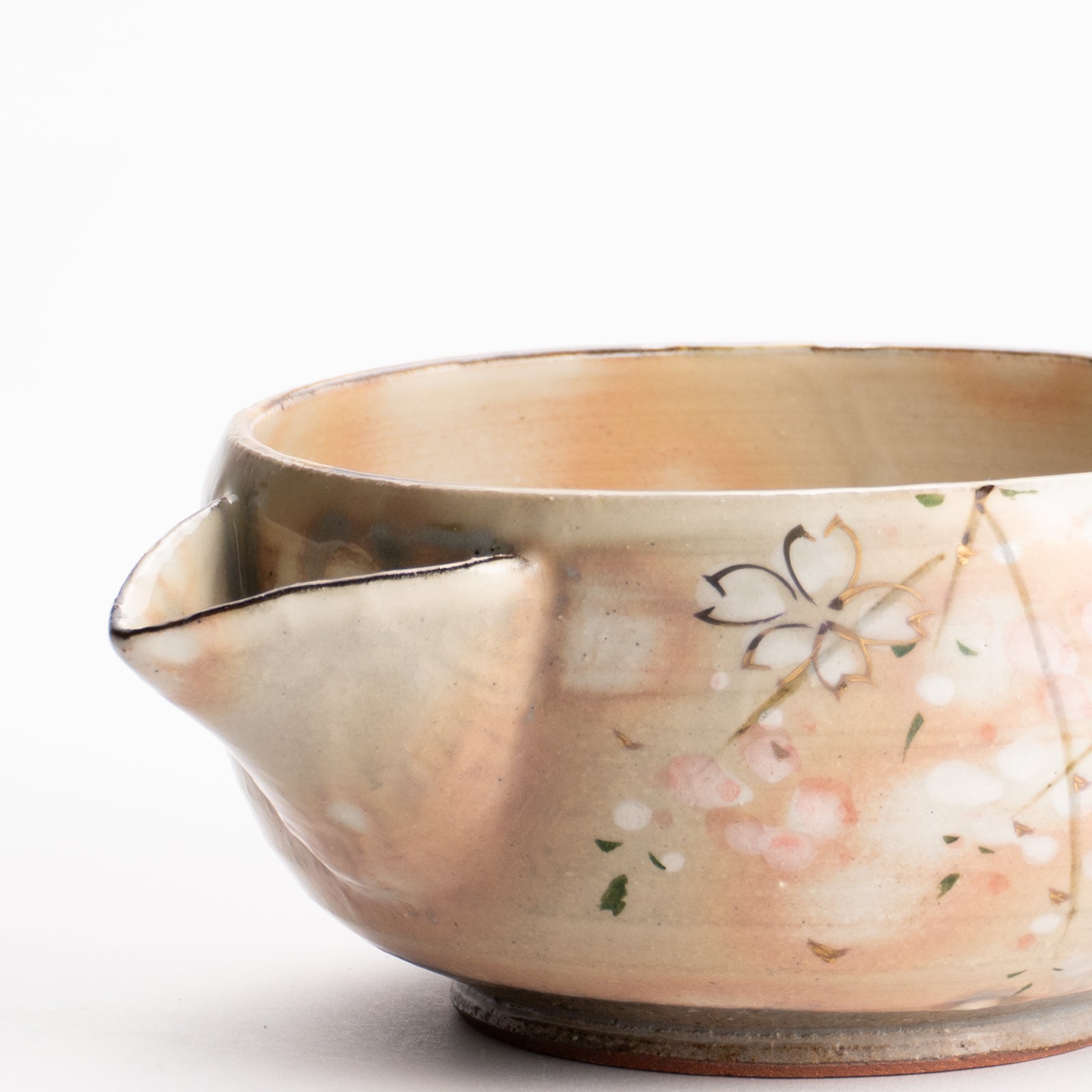 【清水焼】片口　桜　俊山窯 KOTOPOTTER