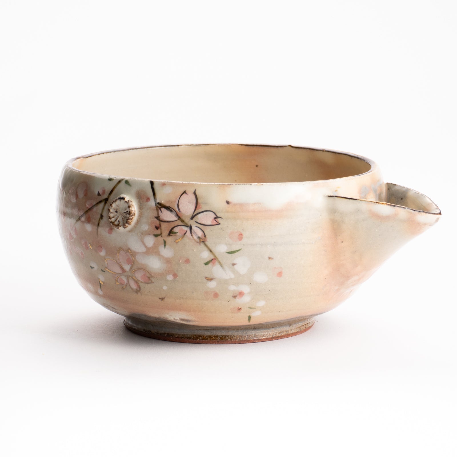 【清水焼】片口　桜　俊山窯 KOTOPOTTER