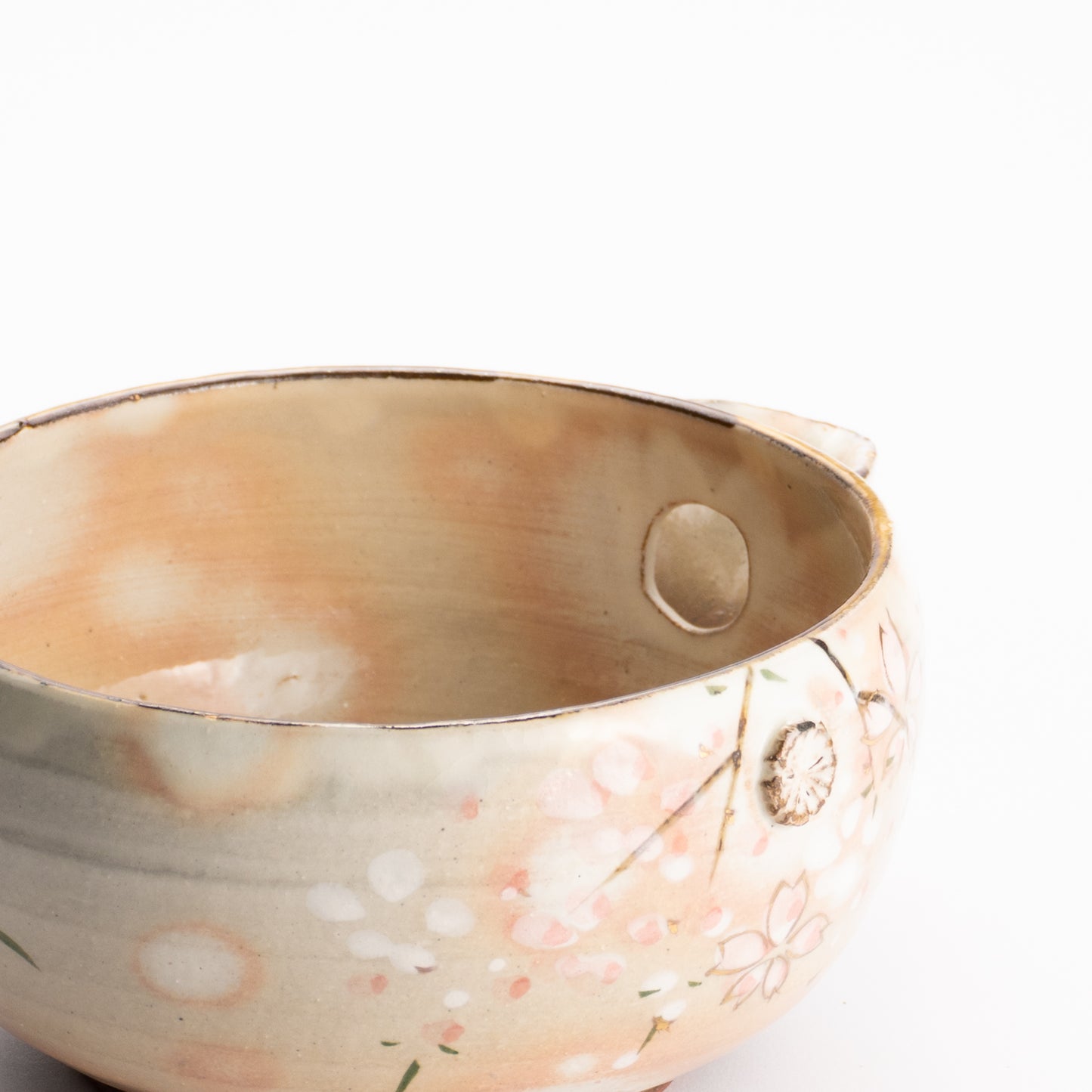 【清水焼】片口　桜　俊山窯 KOTOPOTTER