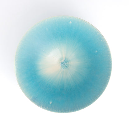 ボウル L　碧釉　大日窯 - Handcrafted Japanese pottery from Kyoto - Kyo ware / Kiyomizu ware.