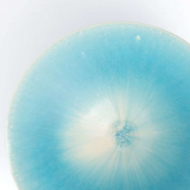 ボウル L　碧釉　大日窯 - Handcrafted Japanese pottery from Kyoto - Kyo ware / Kiyomizu ware.