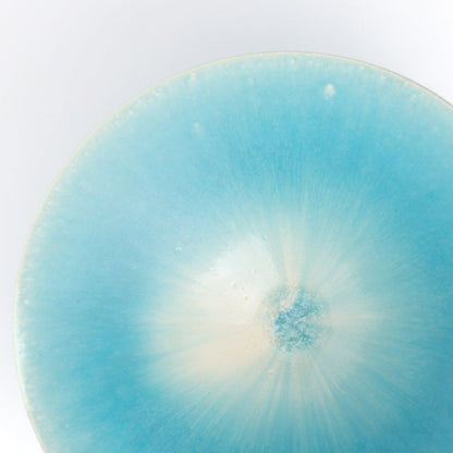 ボウル L　碧釉　大日窯 - Handcrafted Japanese pottery from Kyoto - Kyo ware / Kiyomizu ware.