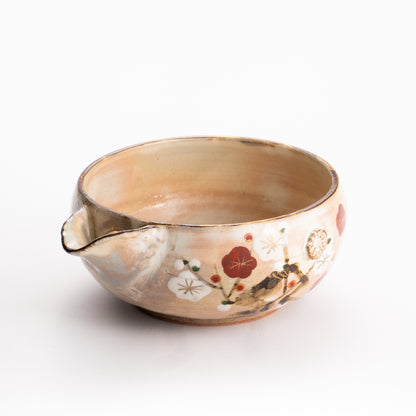 【清水焼】片口　梅　俊山窯 KOTOPOTTER