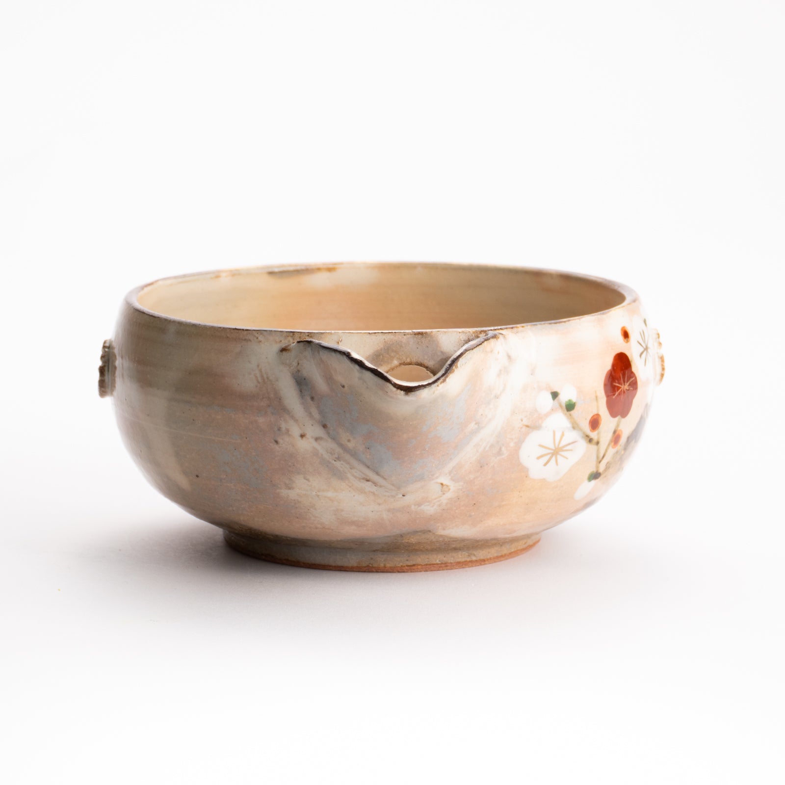 【清水焼】片口　梅　俊山窯 KOTOPOTTER