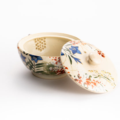 【清水焼】玉露宝瓶　秋草　俊山窯 KOTOPOTTER