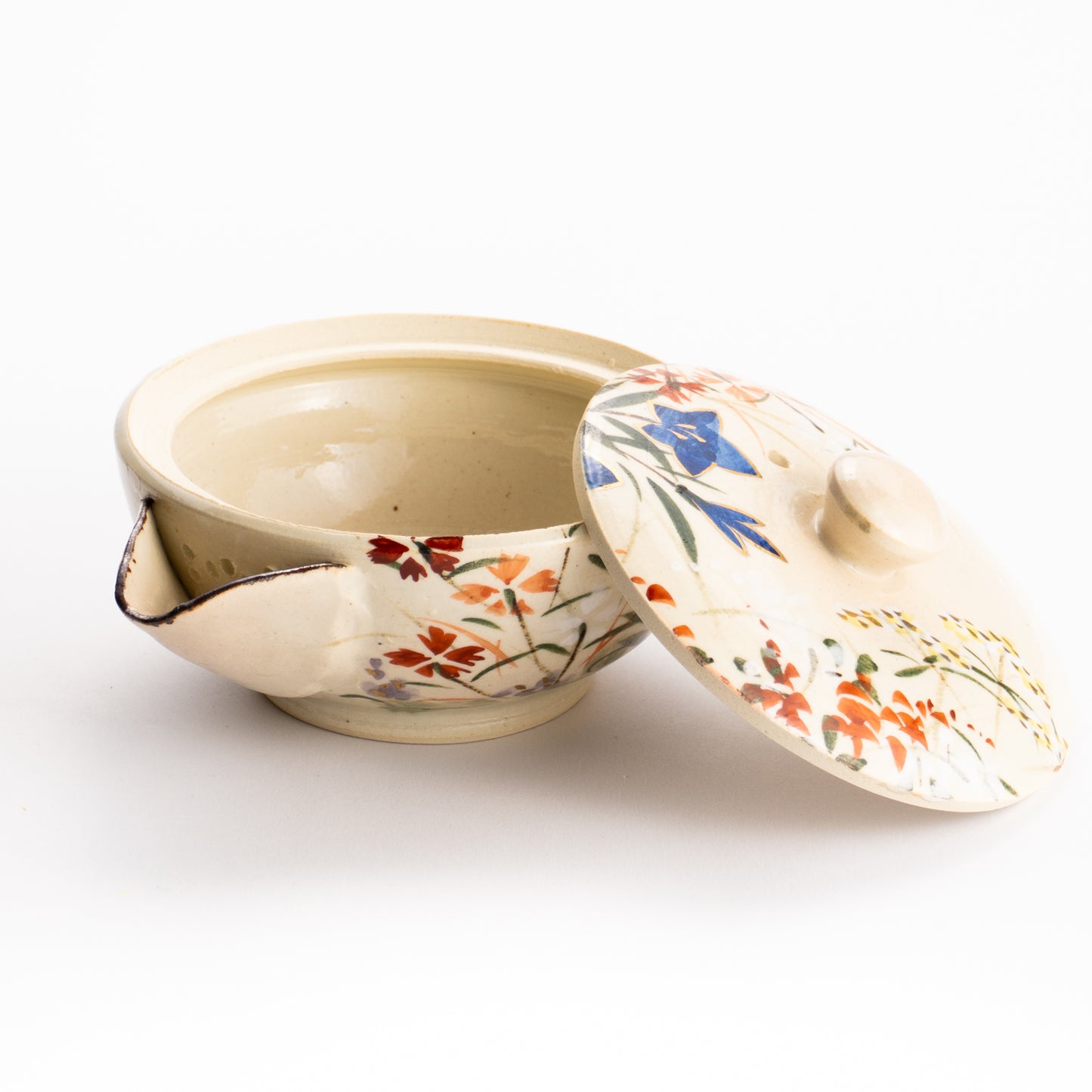 【清水焼】玉露宝瓶　秋草　俊山窯 KOTOPOTTER