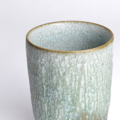湯呑　灰釉B　竹村繁男 - Handcrafted Japanese pottery from Kyoto - Kyo ware / Kiyomizu ware.