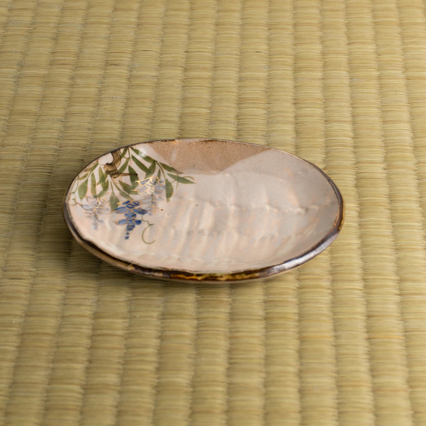 【清水焼】楕円小皿　藤　俊山窯 KOTOPOTTER