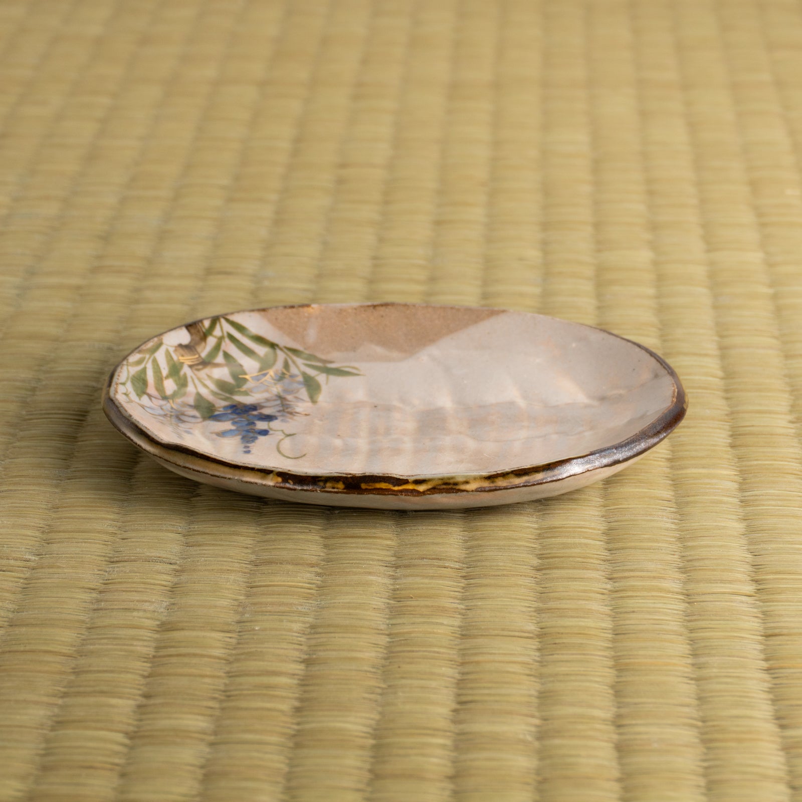 【清水焼】楕円小皿　藤　俊山窯 KOTOPOTTER