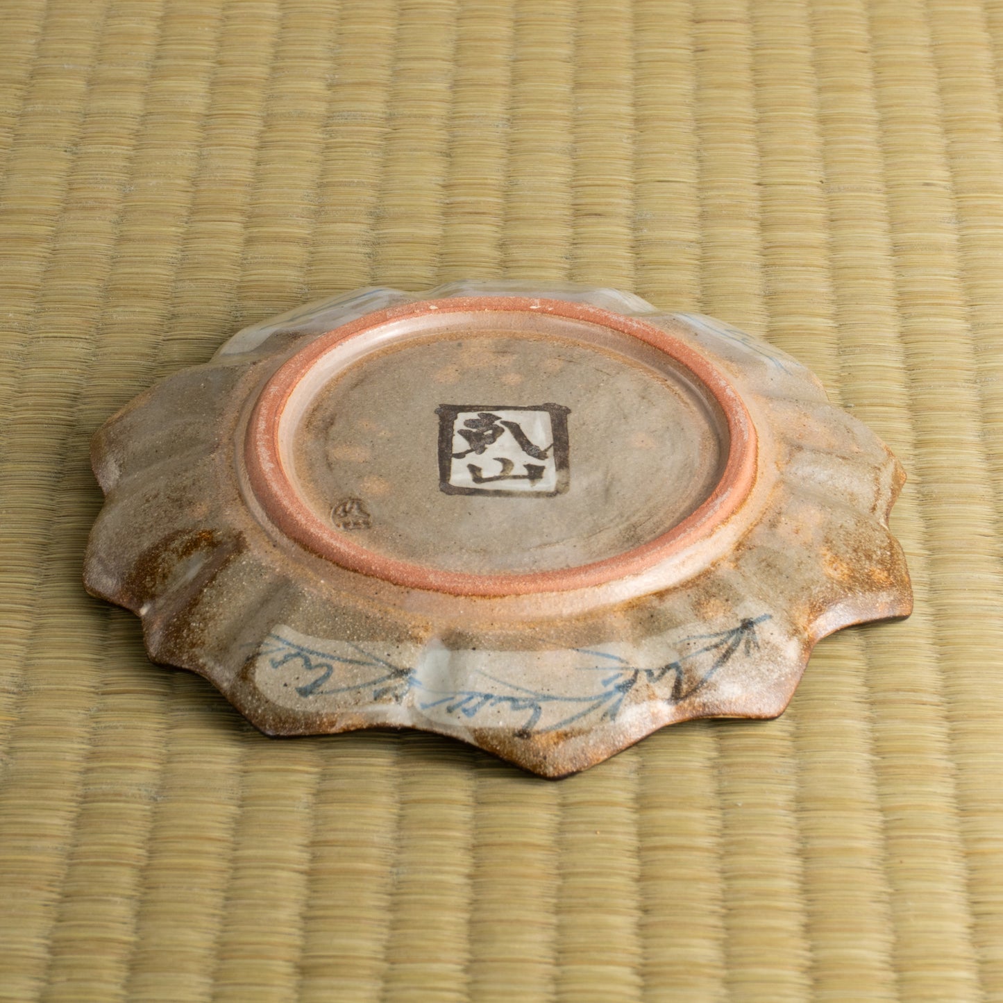 【清水焼】6寸皿　乾山写 竜田川B　俊山窯 KOTOPOTTER