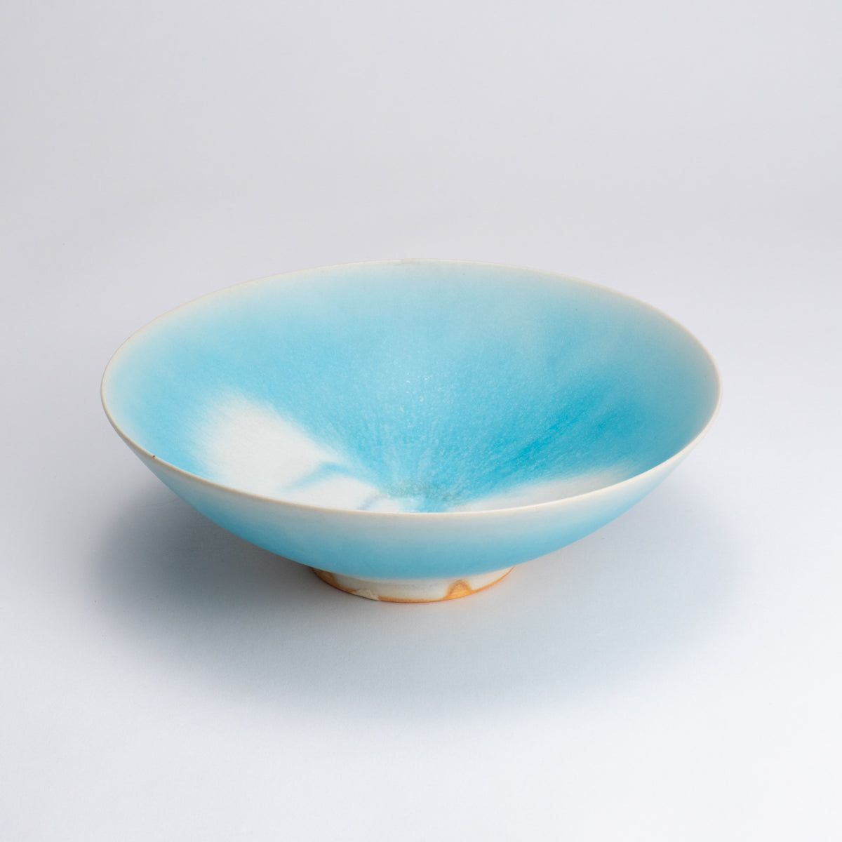 ボウル　碧釉A　大日窯 - Handcrafted Japanese pottery from Kyoto - Kyo ware / Kiyomizu ware.