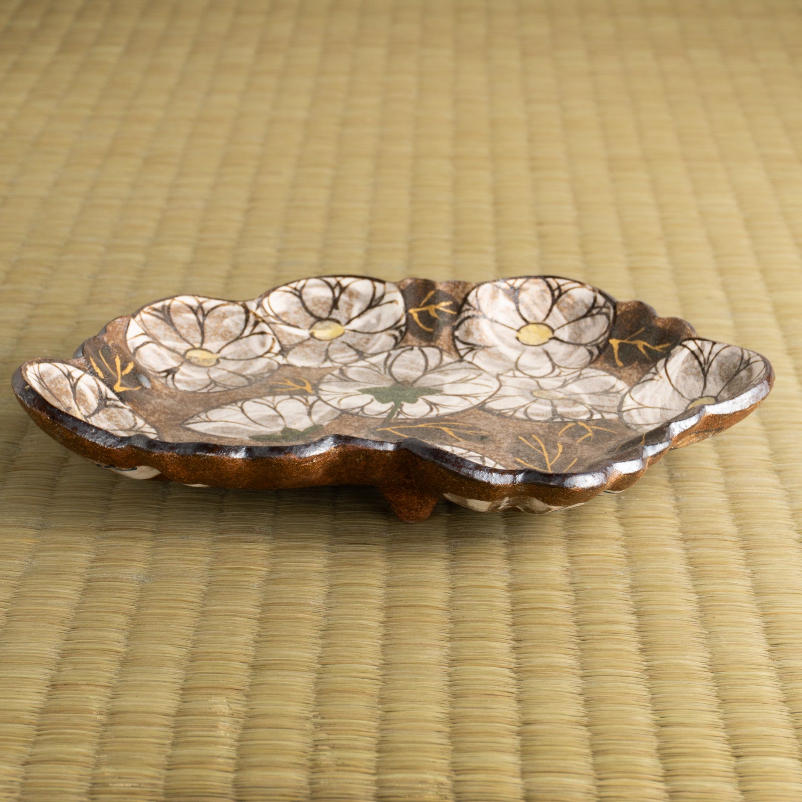 【清水焼】向付　乾山写 菊　俊山窯 KOTOPOTTER