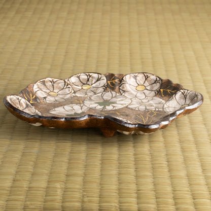 【清水焼】向付　乾山写 菊　俊山窯 KOTOPOTTER