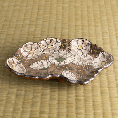 【清水焼】向付　乾山写 菊　俊山窯 KOTOPOTTER