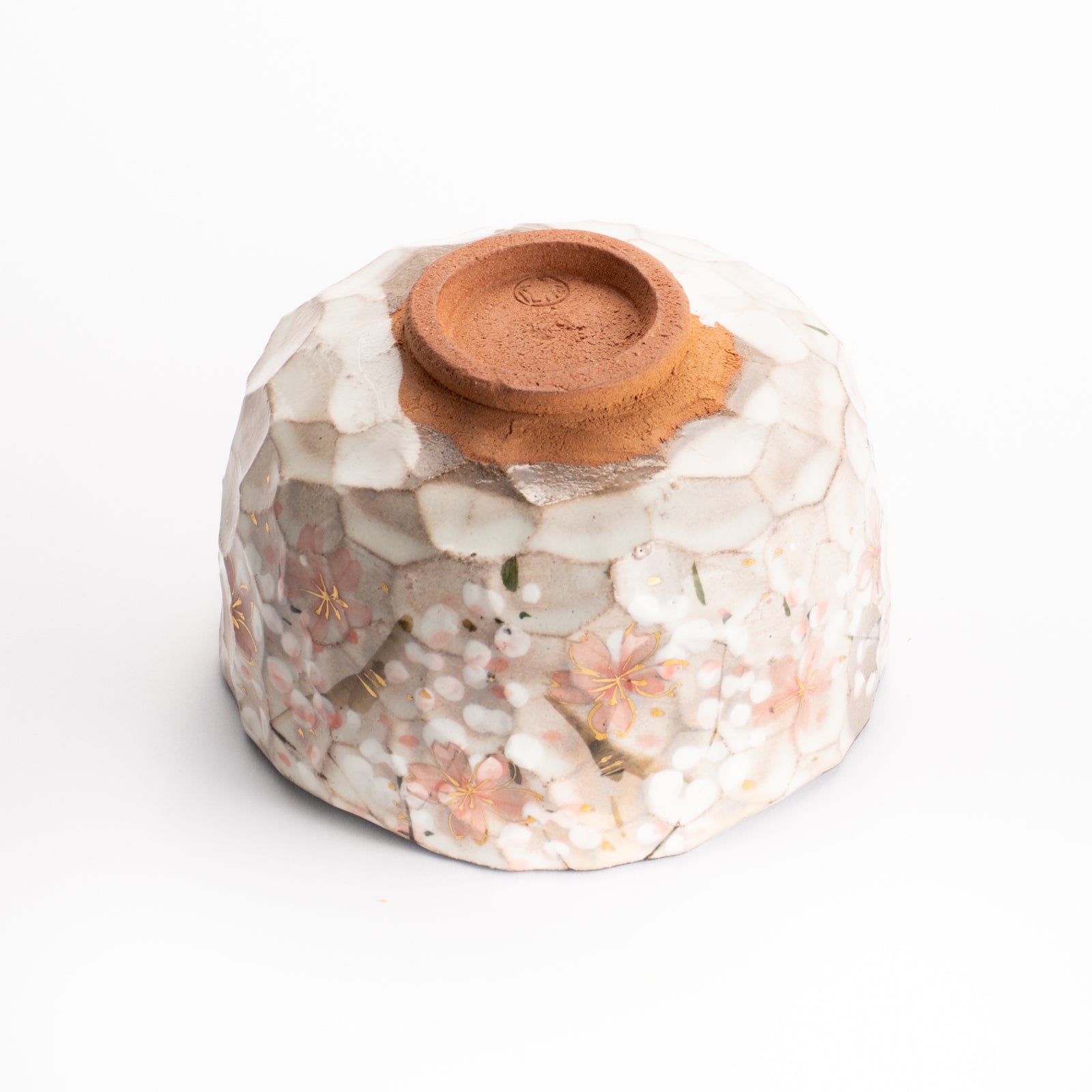 【清水焼】抹茶碗　しだれ桜　俊山窯 KOTOPOTTER