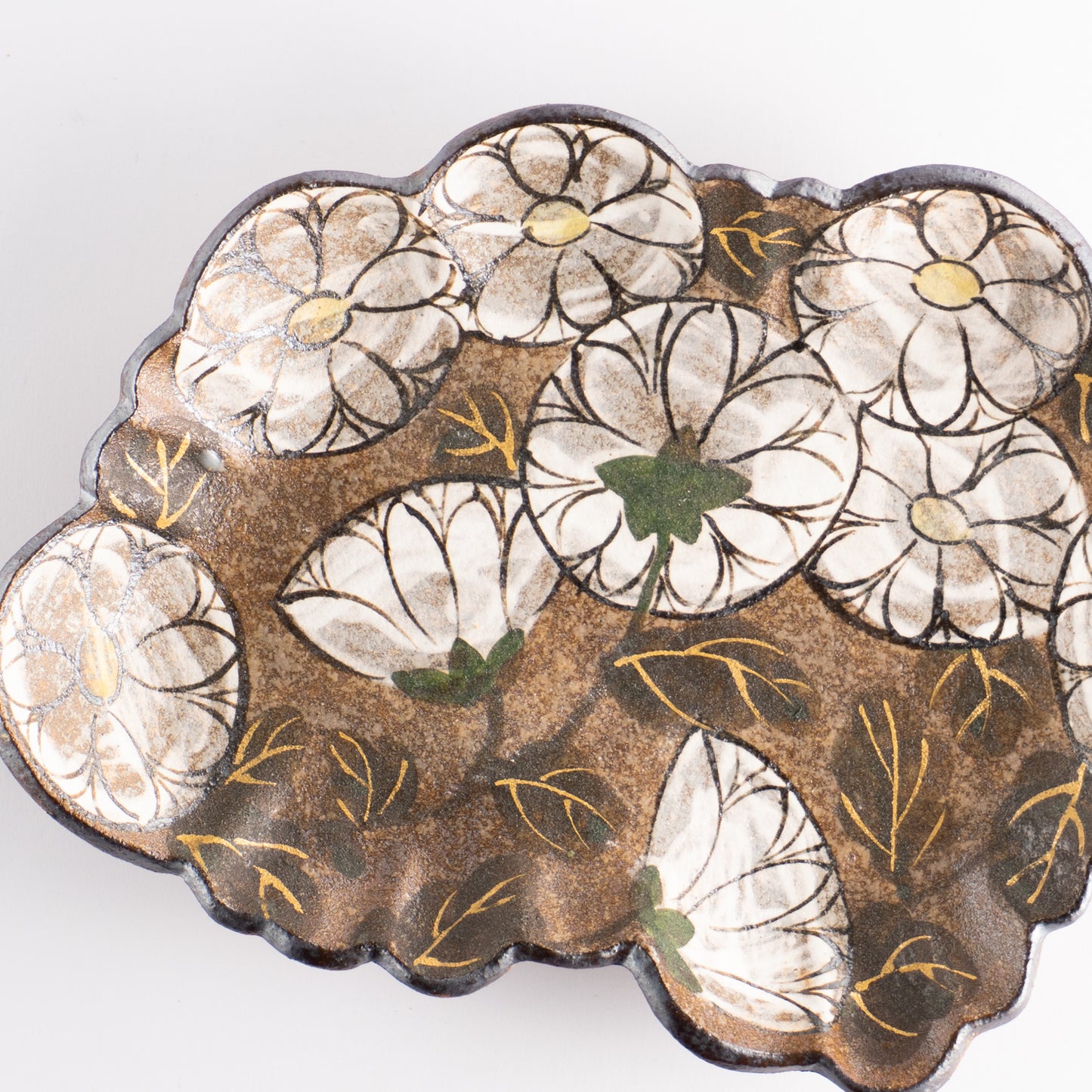 【清水焼】向付　乾山写 菊　俊山窯 KOTOPOTTER