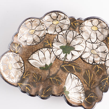 【清水焼】向付　乾山写 菊　俊山窯 KOTOPOTTER