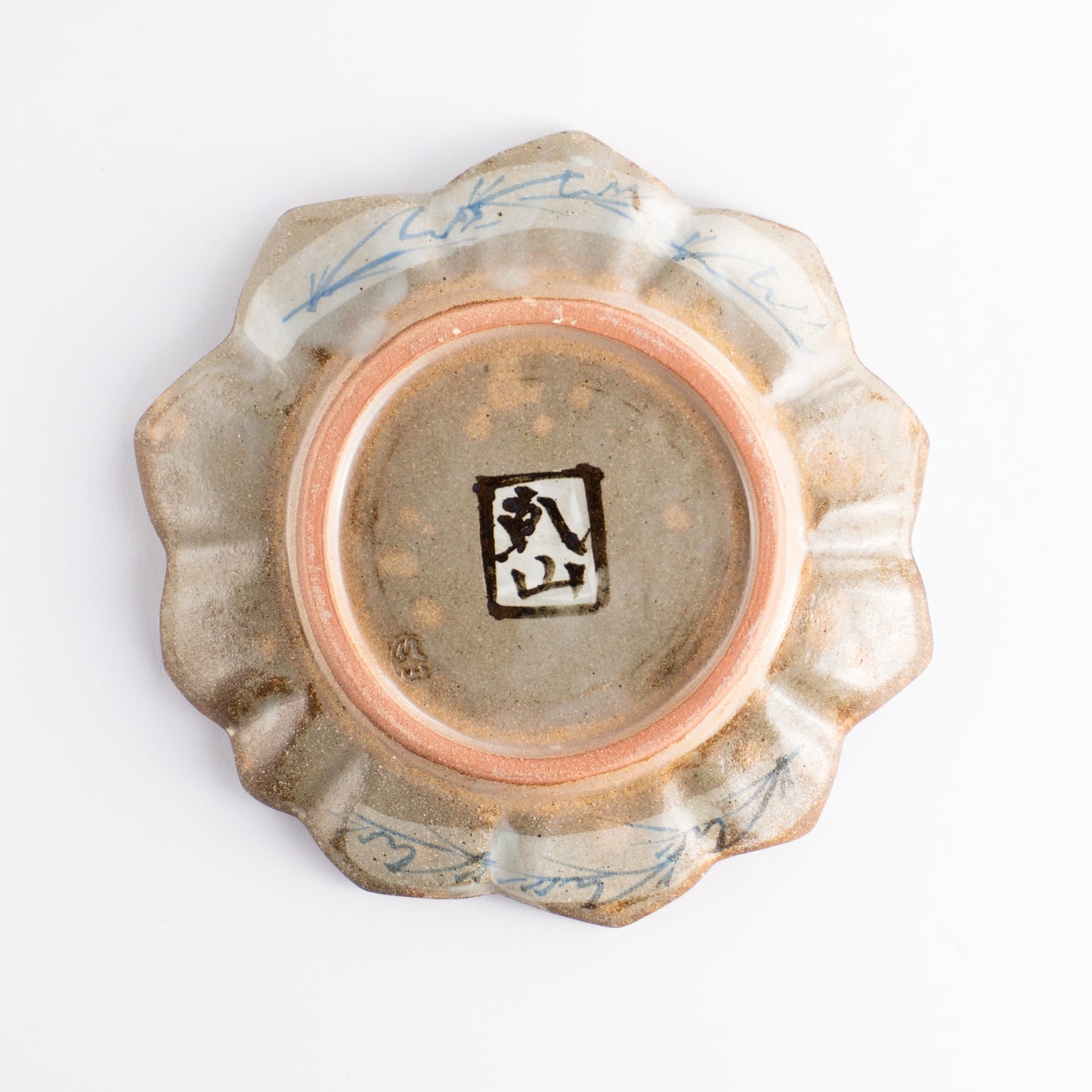 【清水焼】6寸皿　乾山写 竜田川B　俊山窯 KOTOPOTTER