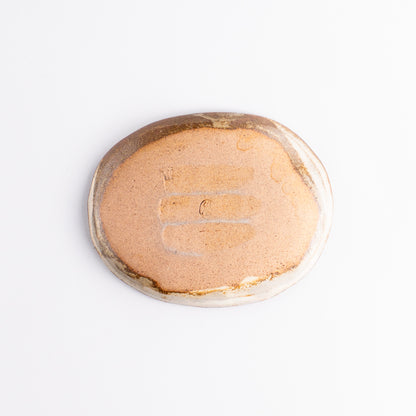 【清水焼】楕円小皿　藤　俊山窯 KOTOPOTTER