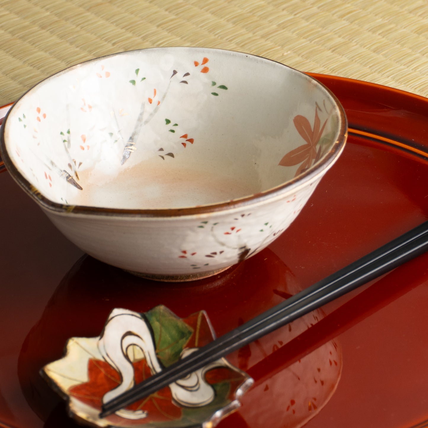 【清水焼】網笠小鉢　雲錦　俊山窯 KOTOPOTTER