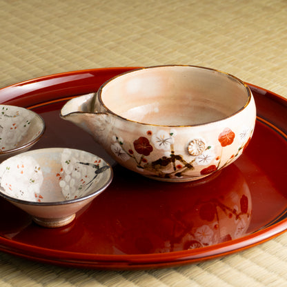 【清水焼】片口　梅　俊山窯 KOTOPOTTER