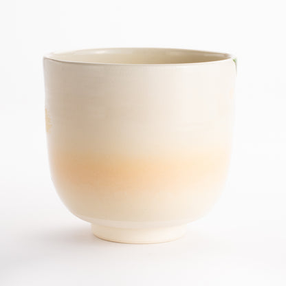 抹茶碗(筒型)　色絵柚子 KOTOPOTTER