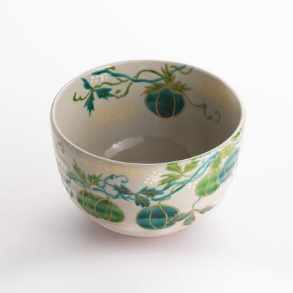 抹茶碗　粉引風船葛　宗絢 KOTOPOTTER