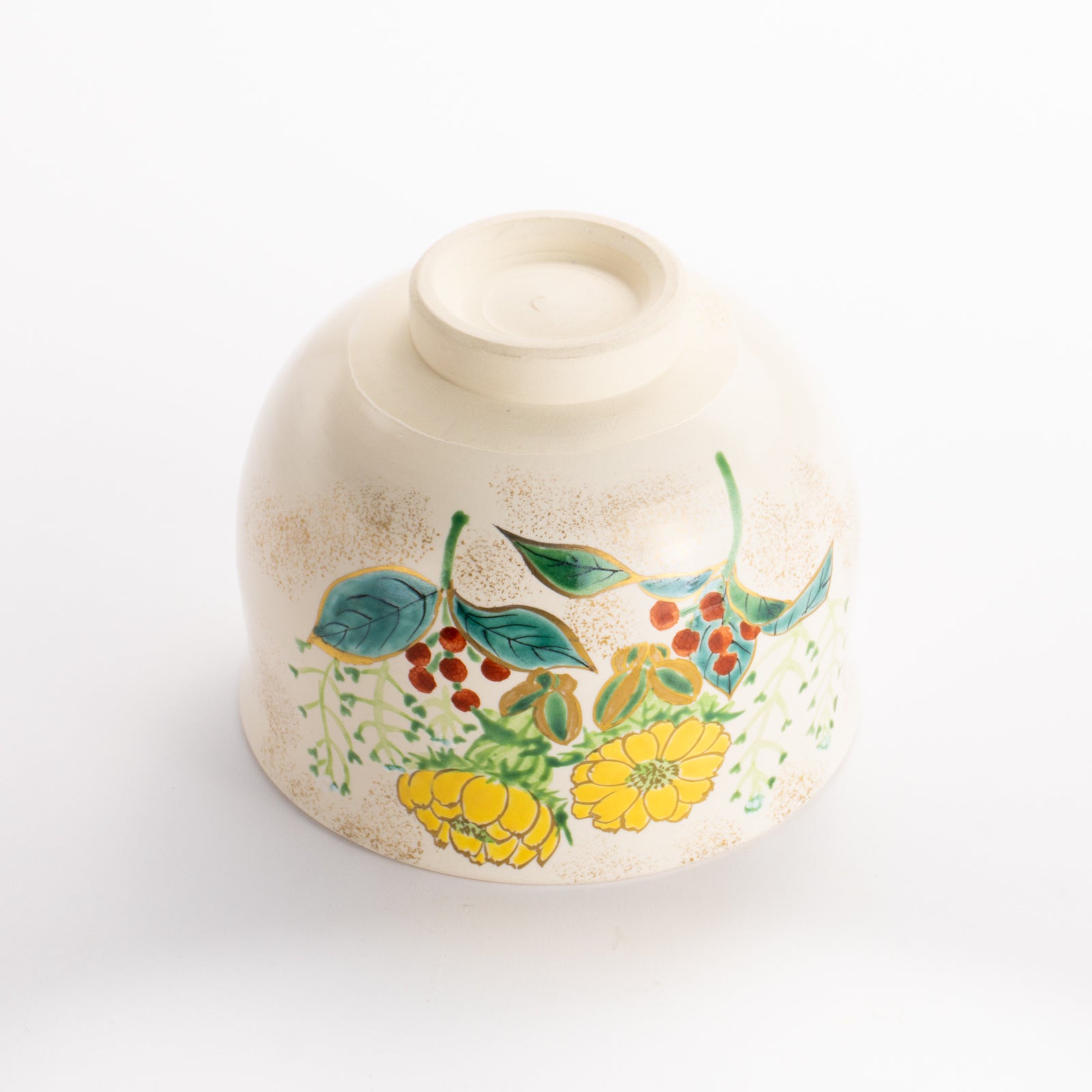 抹茶碗　福寿草　宗絢 KOTOPOTTER