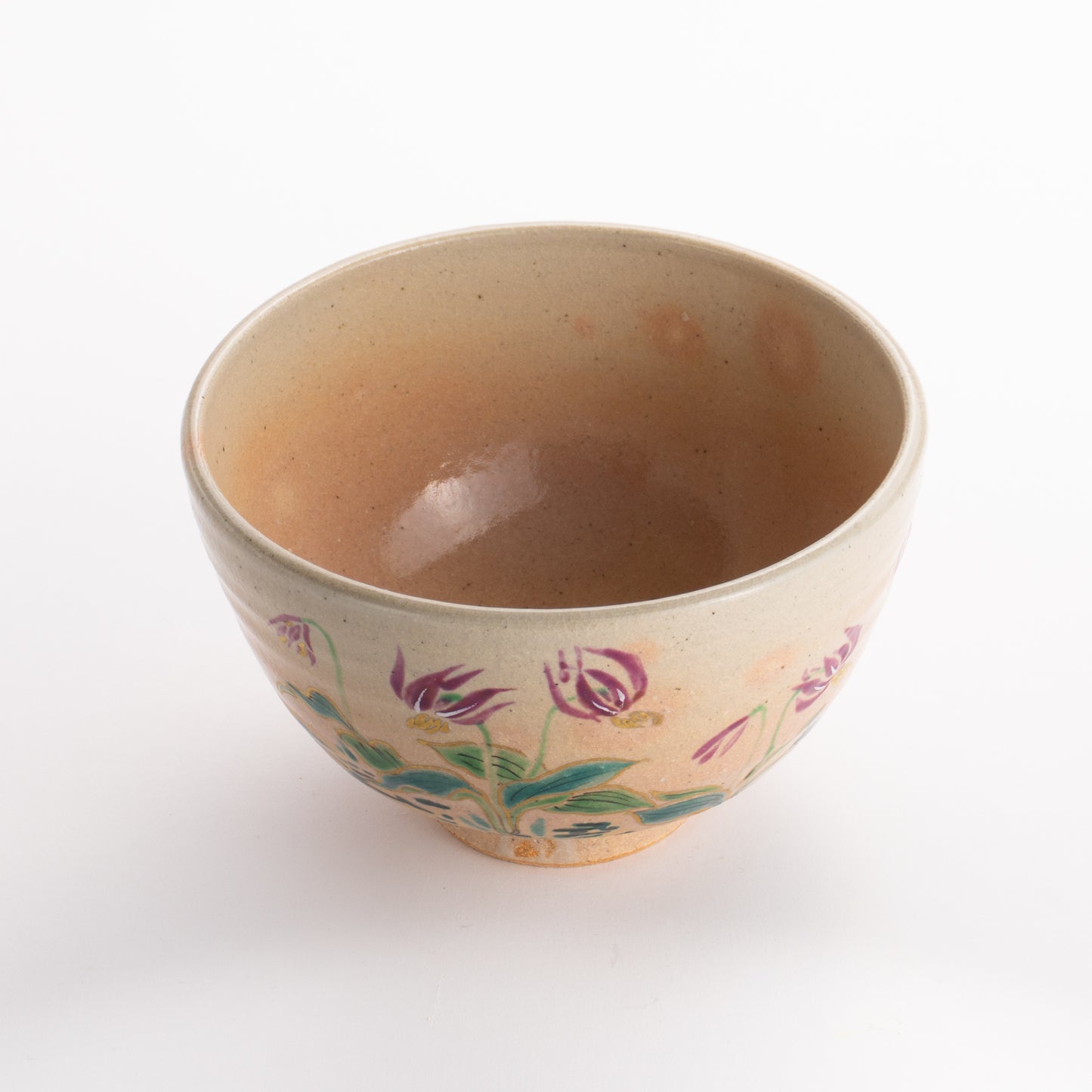 抹茶碗　灰釉 片栗　宗絢 KOTOPOTTER