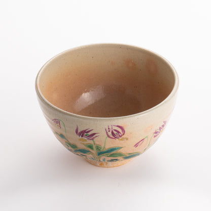 抹茶碗　灰釉 片栗　宗絢 KOTOPOTTER