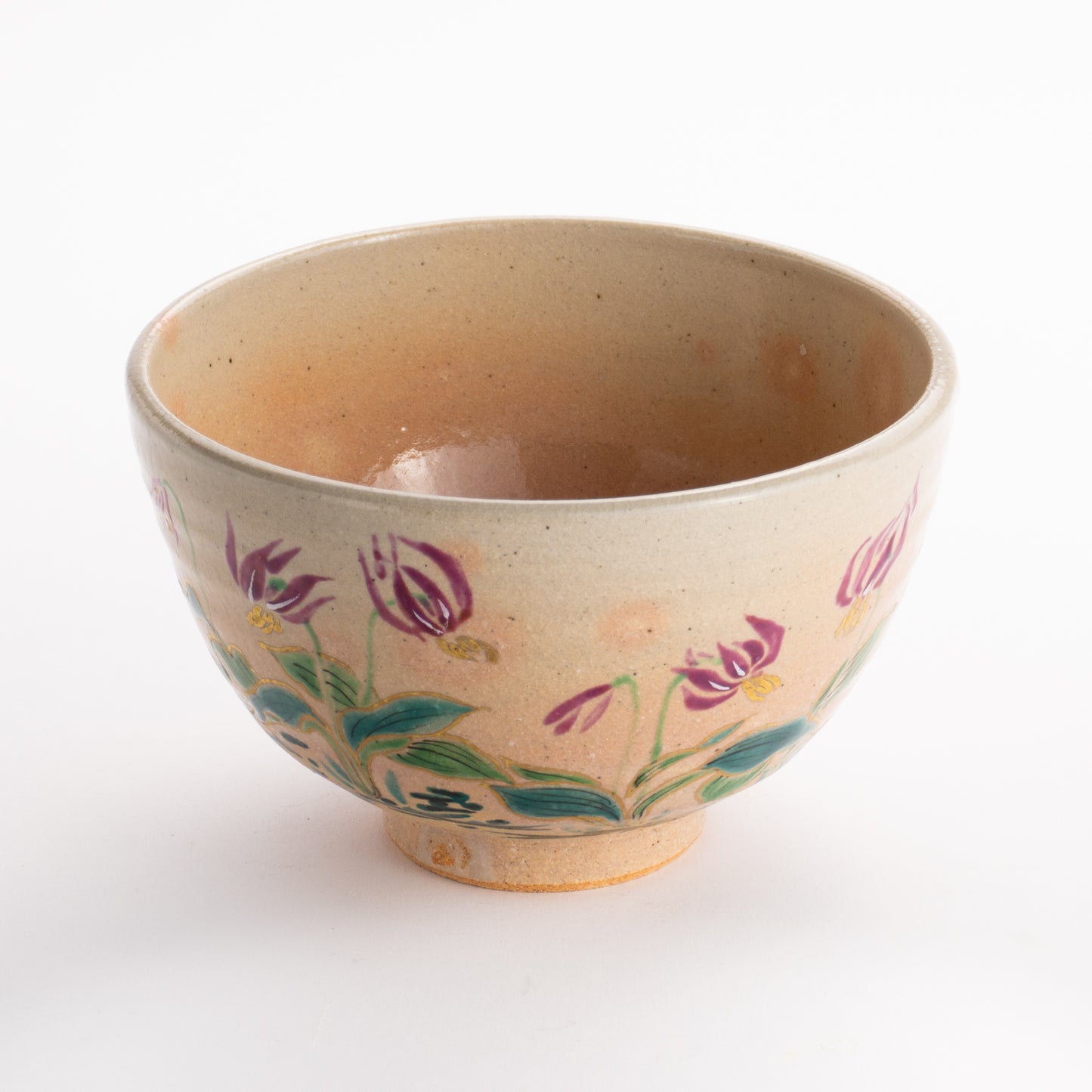 抹茶碗　灰釉 片栗　宗絢 KOTOPOTTER