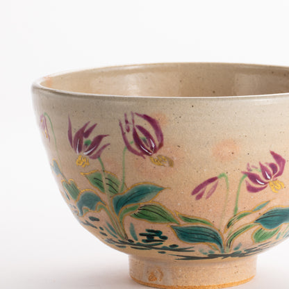 抹茶碗　灰釉 片栗　宗絢 KOTOPOTTER