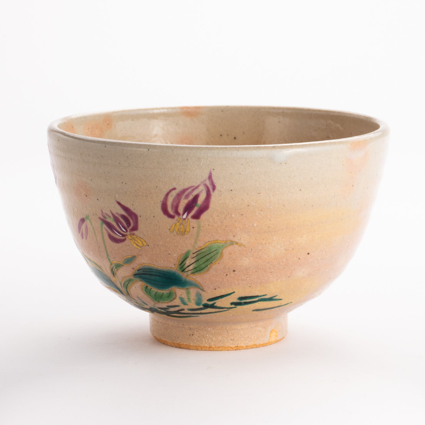 抹茶碗　灰釉 片栗　宗絢 KOTOPOTTER