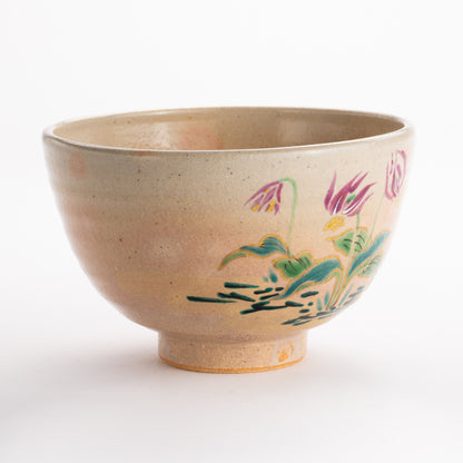 抹茶碗　灰釉 片栗　宗絢 KOTOPOTTER