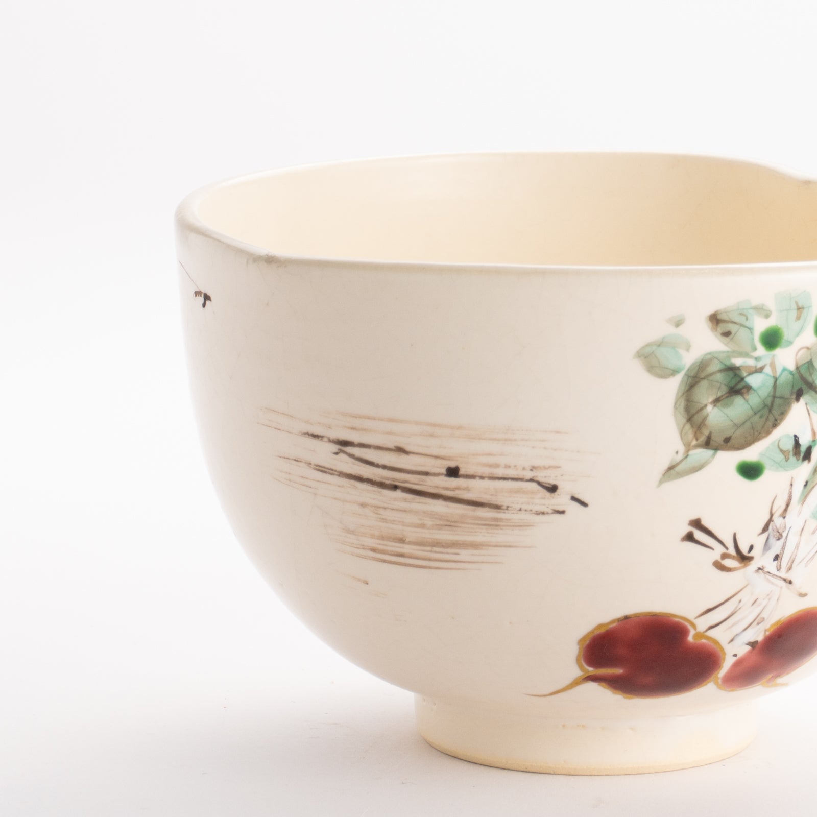 抹茶碗　カブの絵　宗絢 KOTOPOTTER