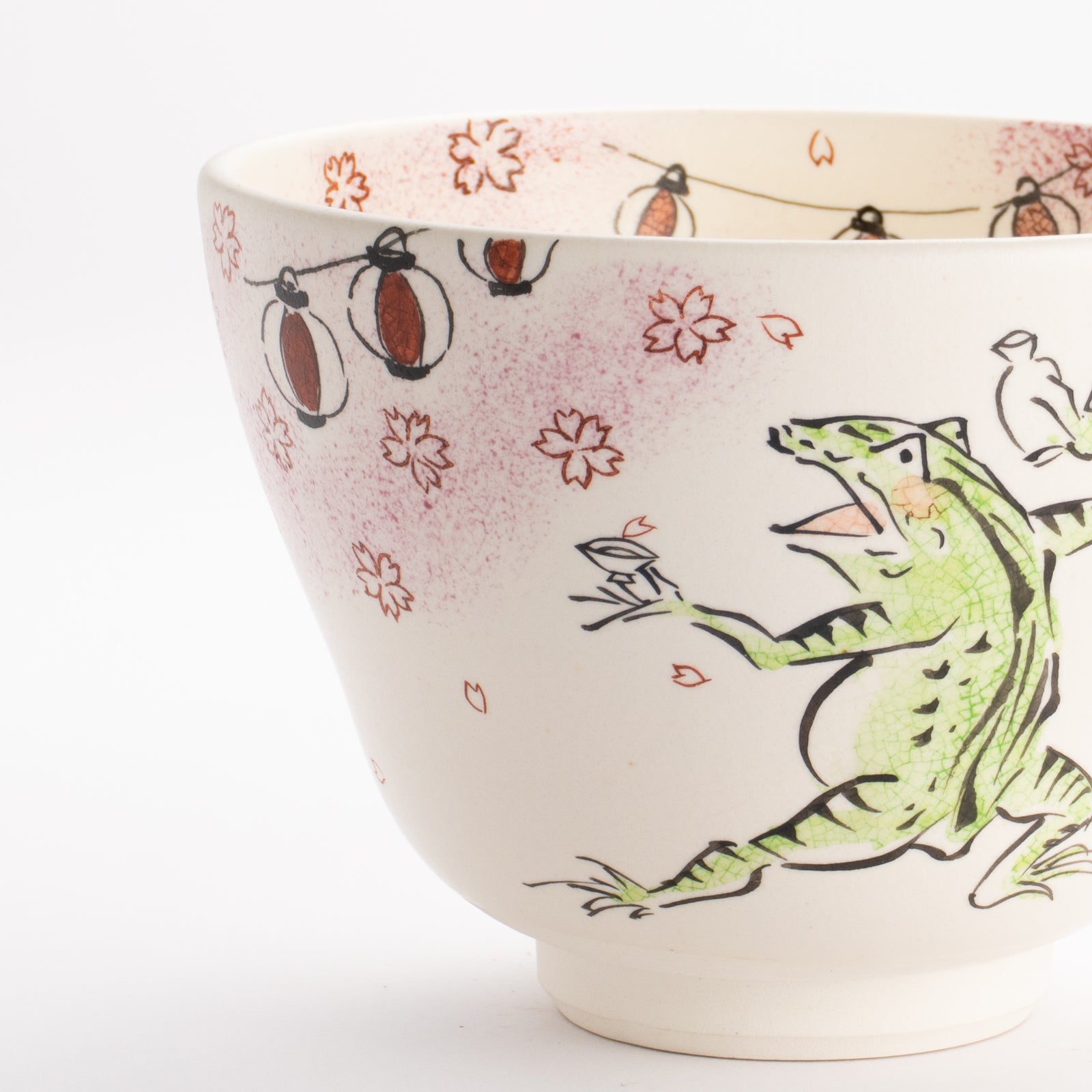 抹茶碗　鳥獣戯画「春の宴」　宗絢 KOTOPOTTER