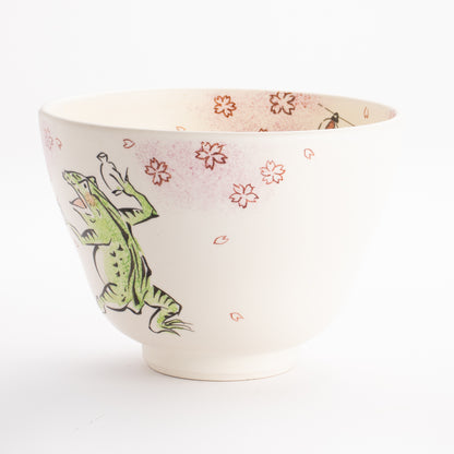抹茶碗　鳥獣戯画「春の宴」　宗絢 KOTOPOTTER