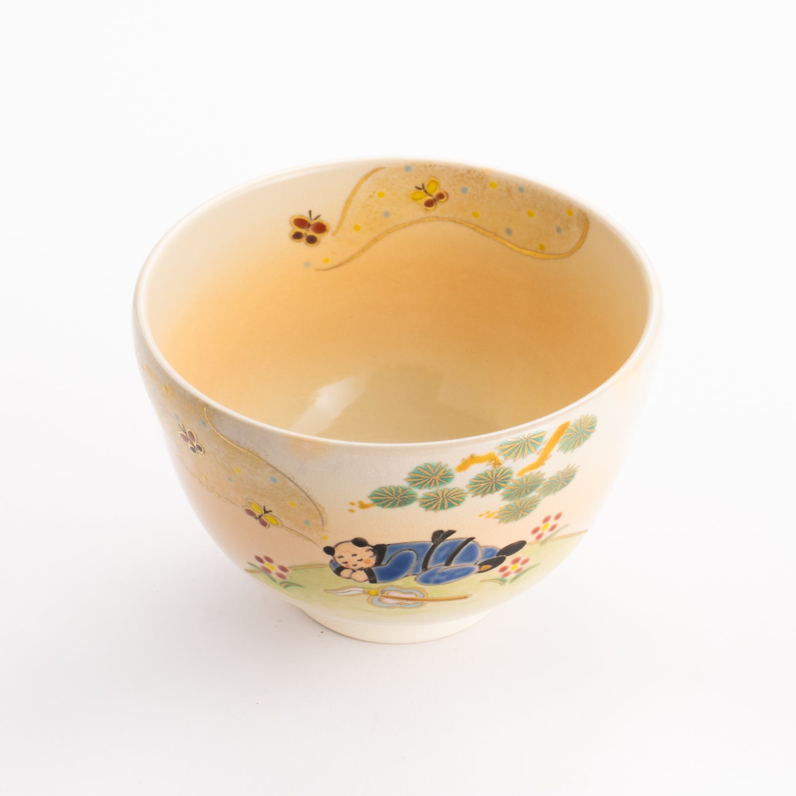 抹茶碗　童子の春眠　宗絢 KOTOPOTTER