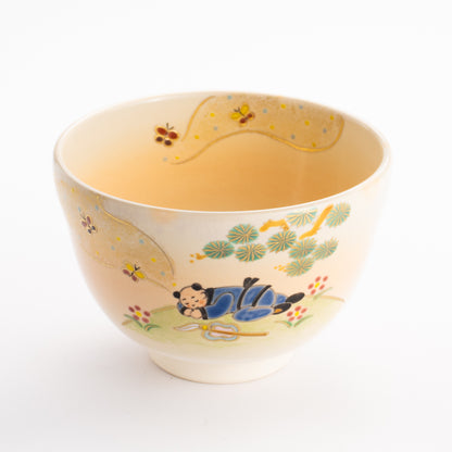 抹茶碗　童子の春眠　宗絢 KOTOPOTTER