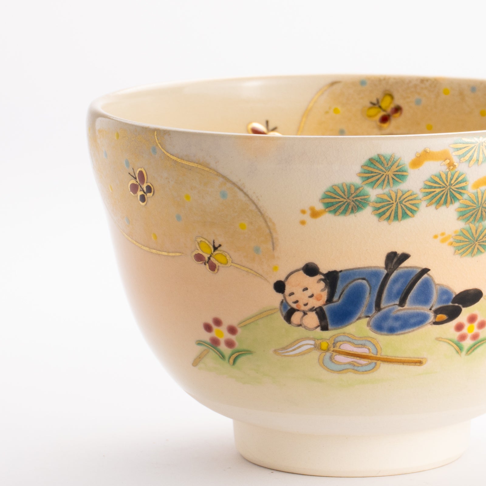 抹茶碗　童子の春眠　宗絢 KOTOPOTTER